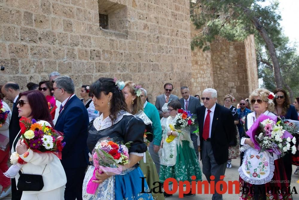 Ofrenda de flores en Caravaca