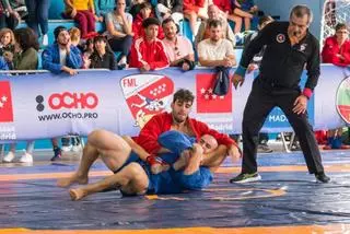 El cacereño Javier Aragoneses, adiós a 10 años en la élite de la lucha sambo