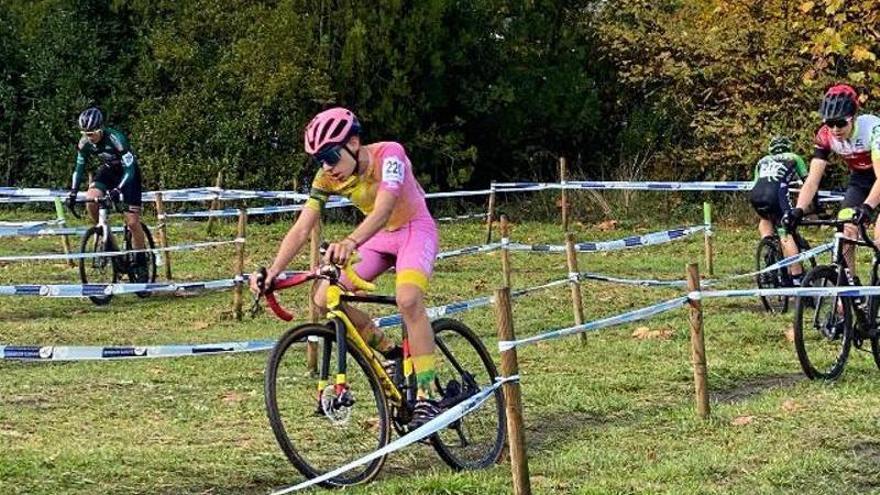 Pelayo Merino, uno de los participantes en el último campeonato disputado en el circuito de El Entrego