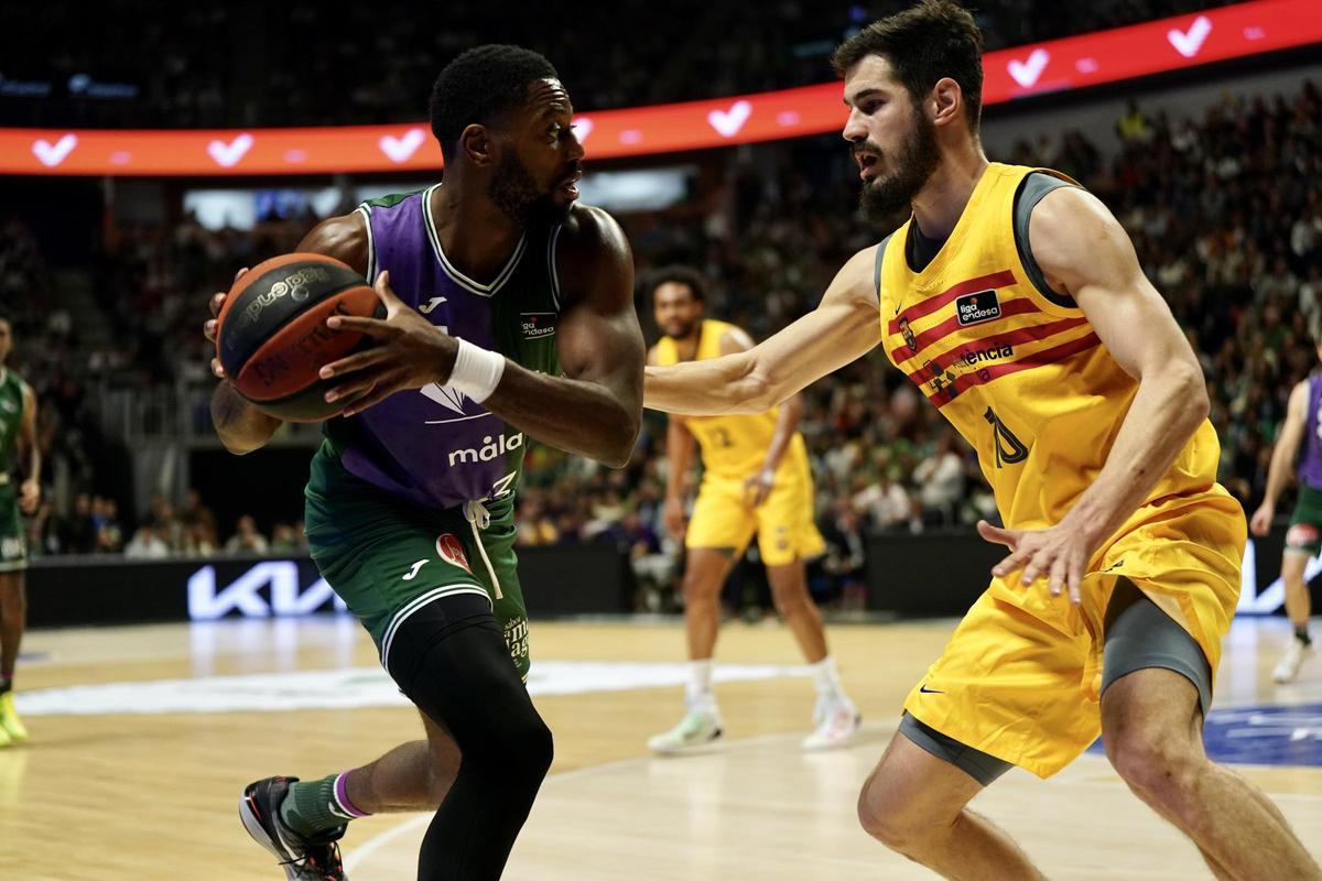 El Unicaja - FC Barcelona de la Liga Endesa, en imágenes