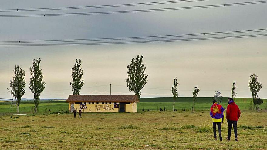 Imagen de una campa de Villalar vacía debido a las restricciones. | J. M. - Ical