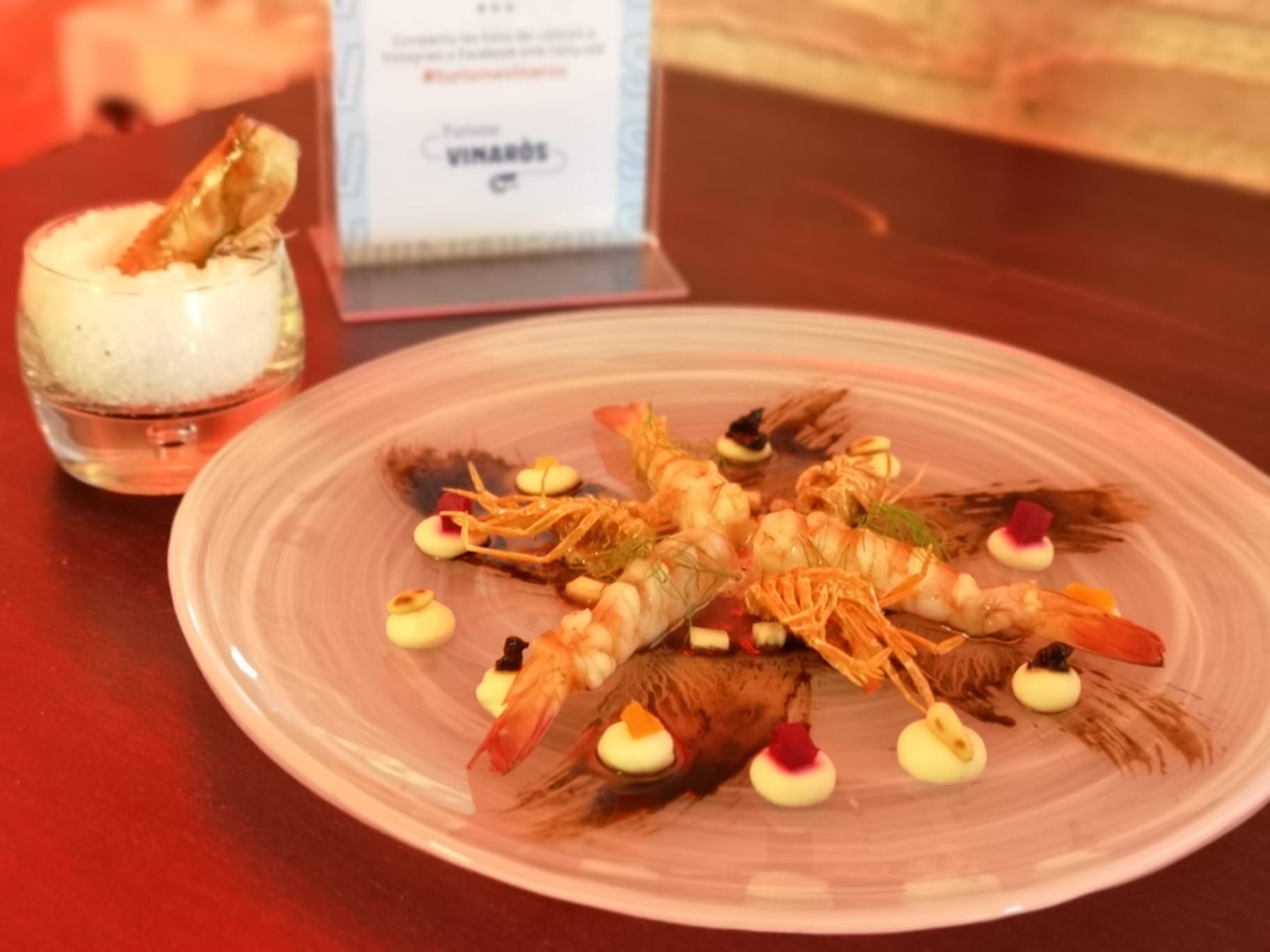 Imagen del plato ganador del concurso, cocinado por el restaurante Nou Bar.