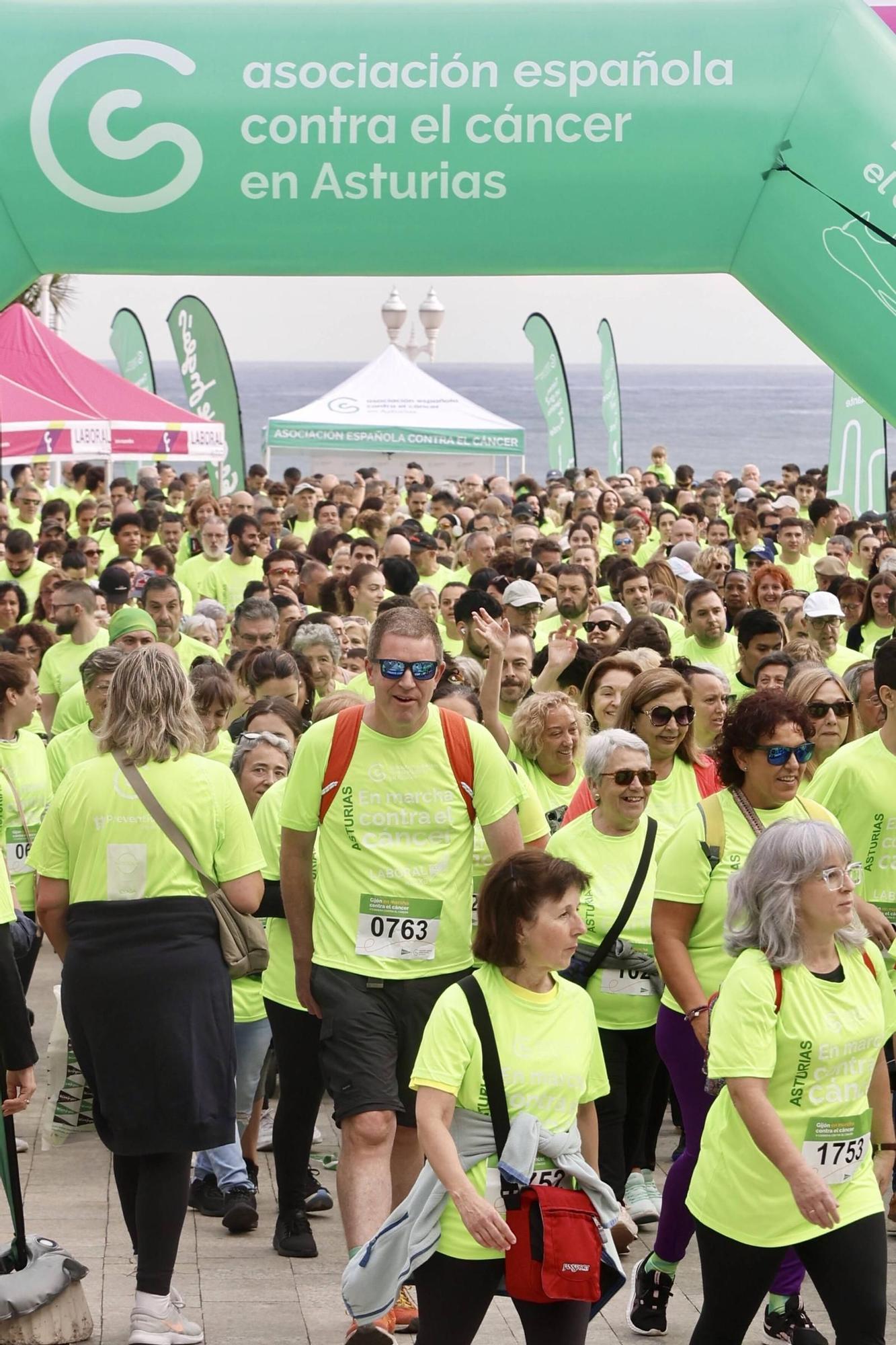 Así fue la carrera contra el cáncer de Gijón: en imágenes