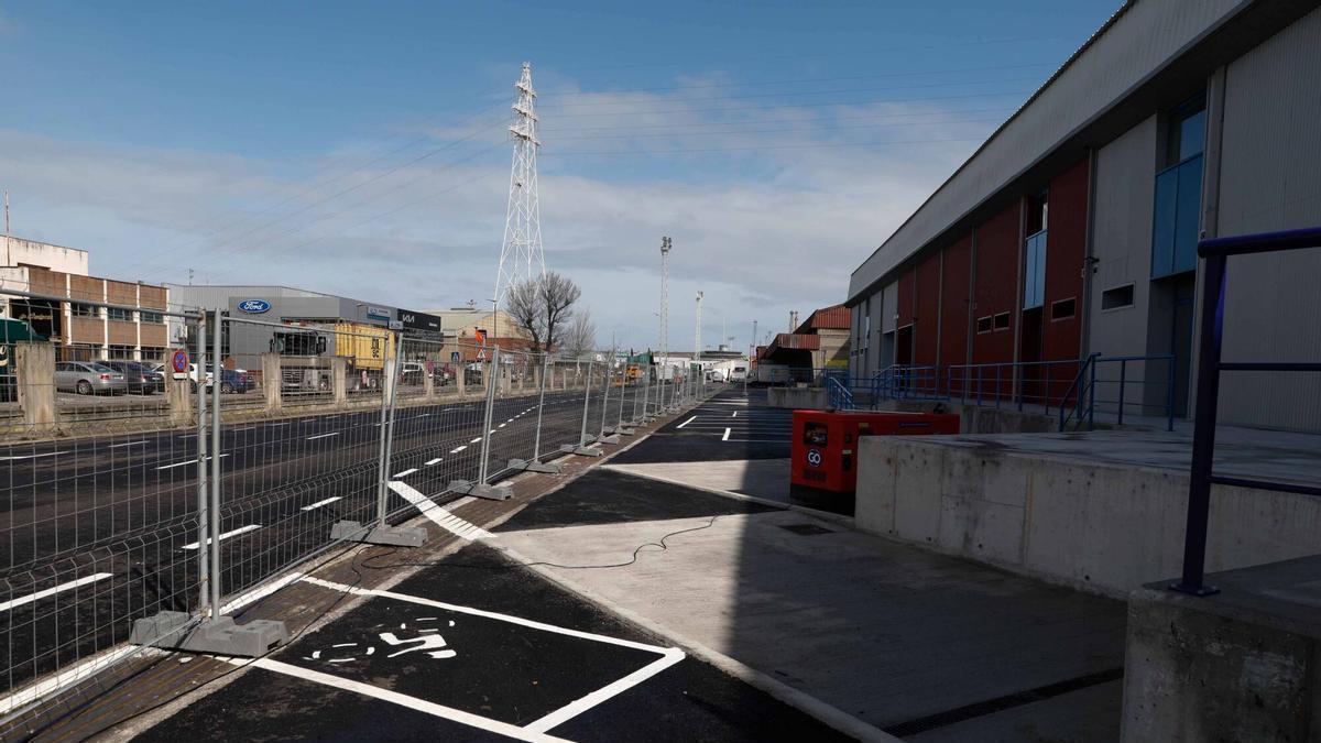 La vieja rula de Avilés en abril de 2024, tras las obras de acondicionamiento en vivero de empresas.