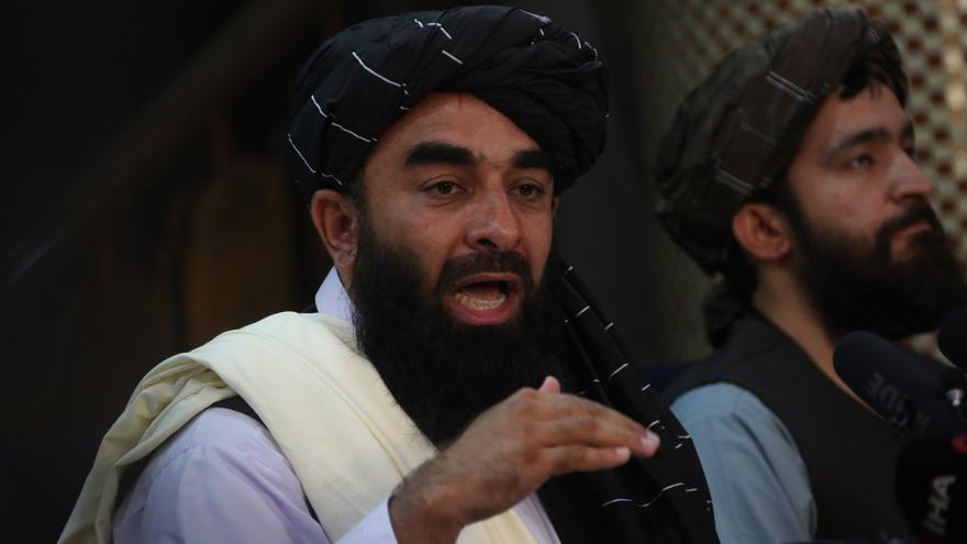 El portavoz de los talibán, Zabihulá Muyahid.