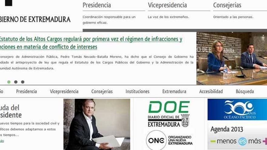 Publicarán en la página web del Gobierno las retribuciones de altos cargos de la Junta