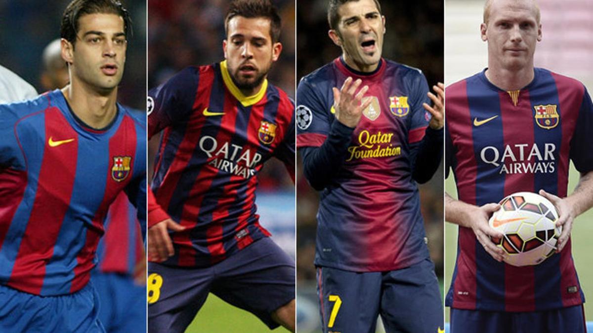 El FC Barcelona ha pagado 100 millones de euros al Valencia por los fichajes de Gerard, Villa, Alba y Mathieu