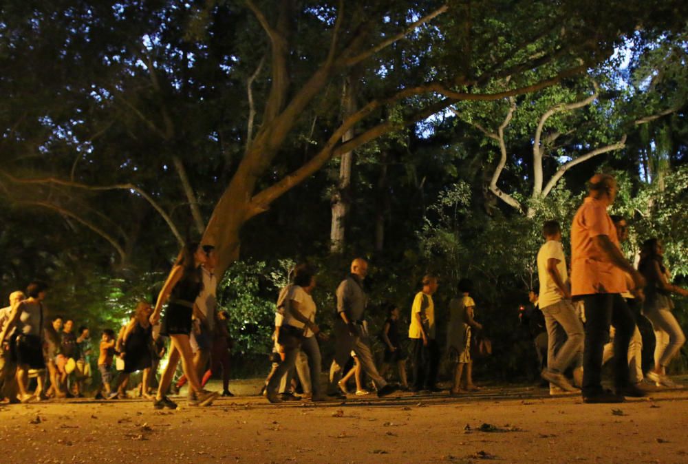 Visita nocturna a los Jardines de la Concepción