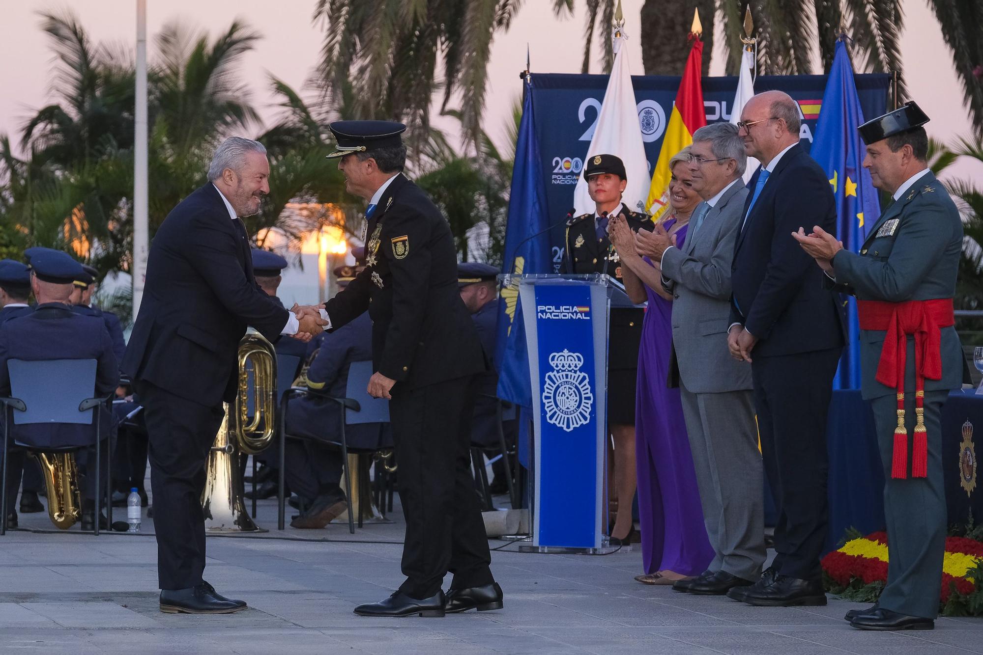 27-09-2024 SAN BARTOLOMÉ DE MASPALOMAS. Acto por el Día de la Policía Nacional, junto al Faro de Maspalomas  | 27/09/2024 | Fotógrafo: Andrés Cruz