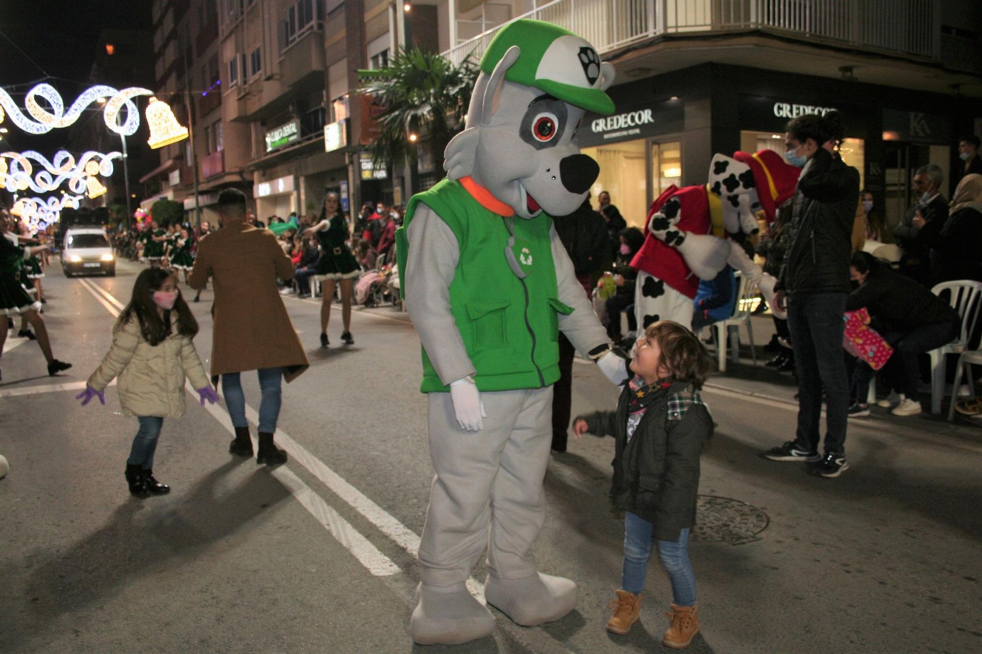 Desfile de Papa Noel en Lorca.