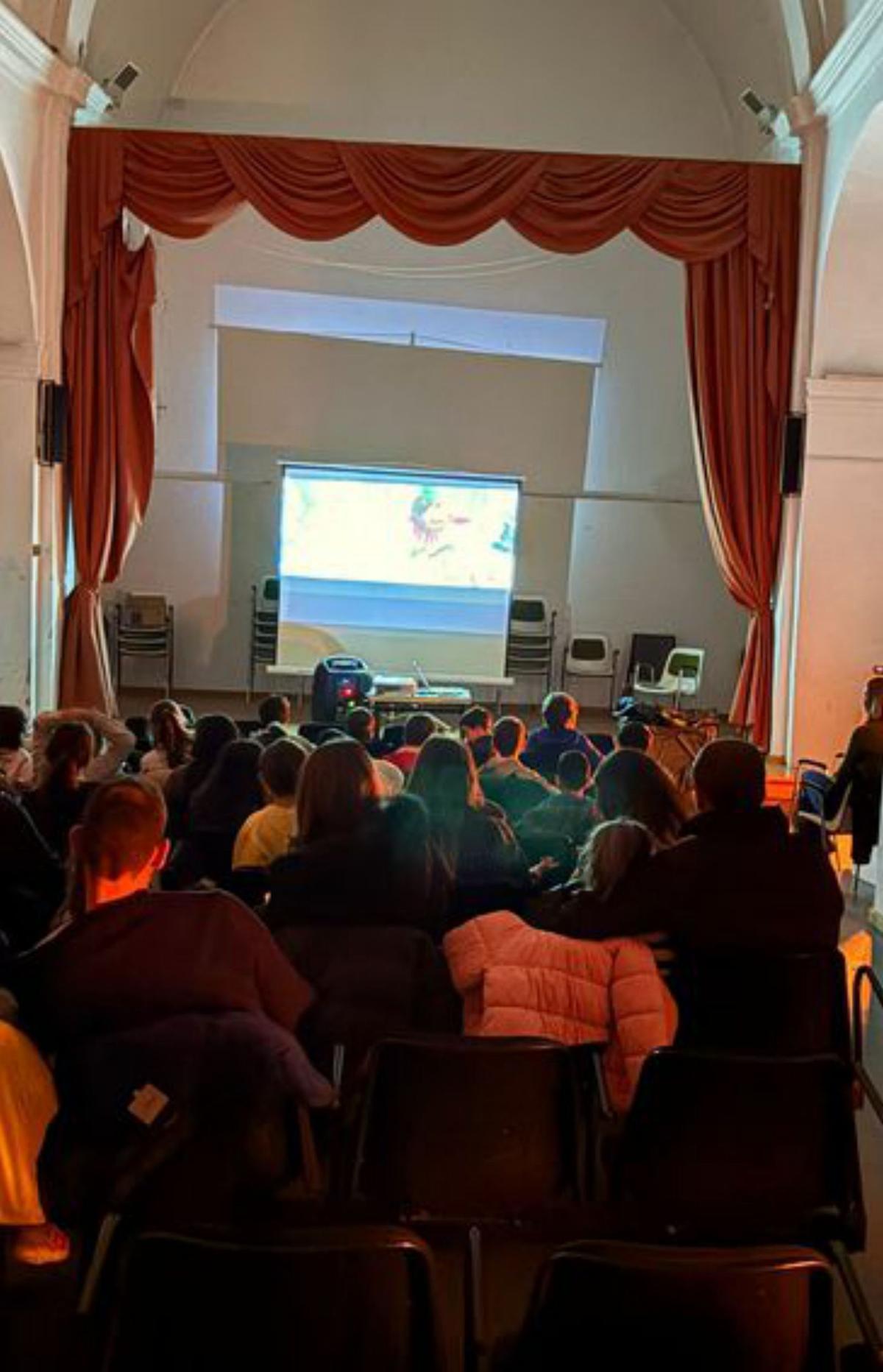 Pilar Arnal, en el encendido.