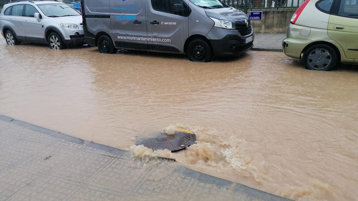 La lluvia deja inundaciones en Ibiza