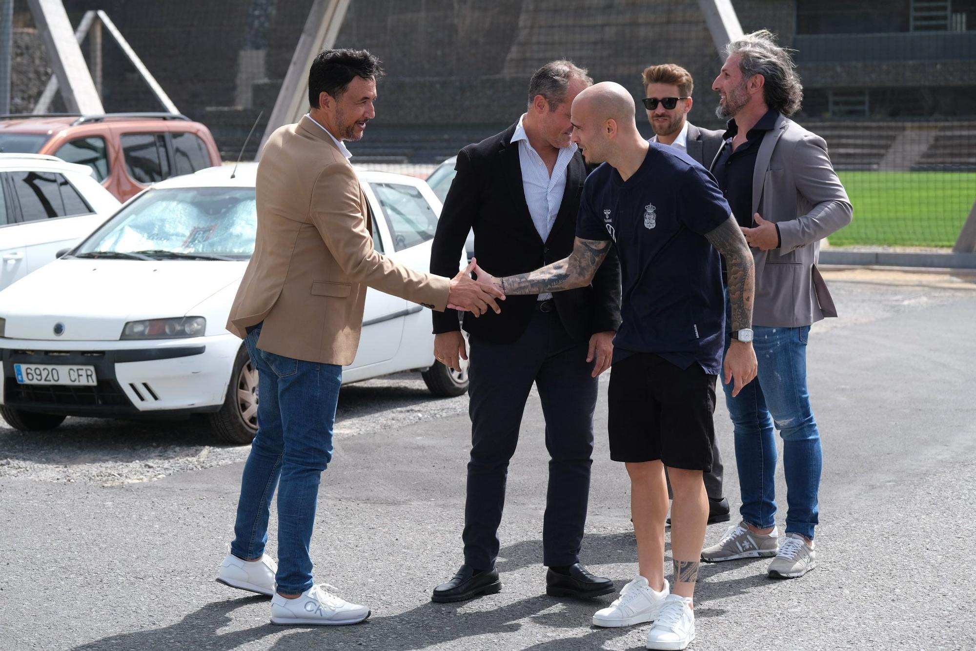 Presentación de Sandro Ramírez, nuevo fichaje de la UD Las Palmas