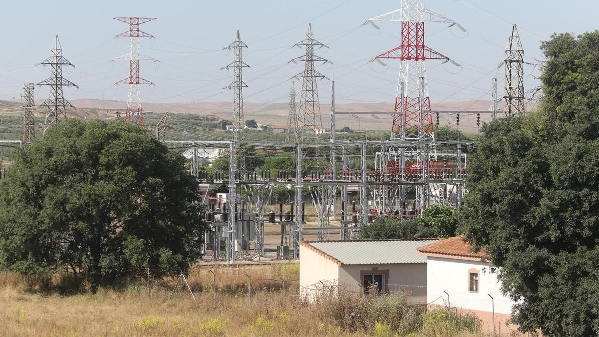 Imagen de archivo de una subestación eléctrica.