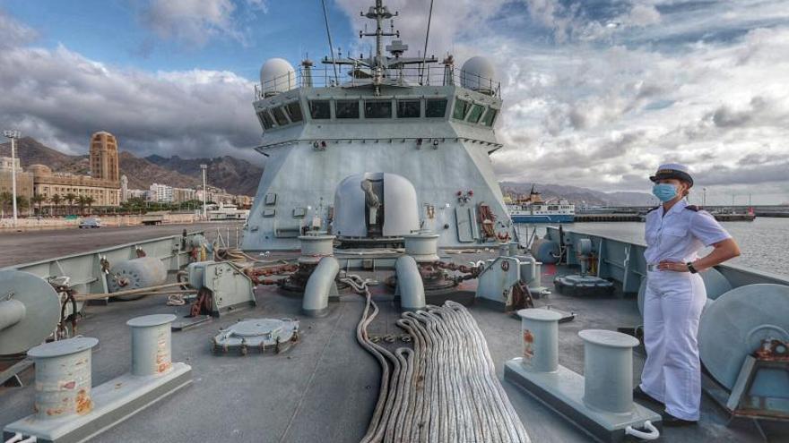 Jornada de puertas abiertas del &#039;Tornado&#039;, buque de acción marítima de la Armada española.