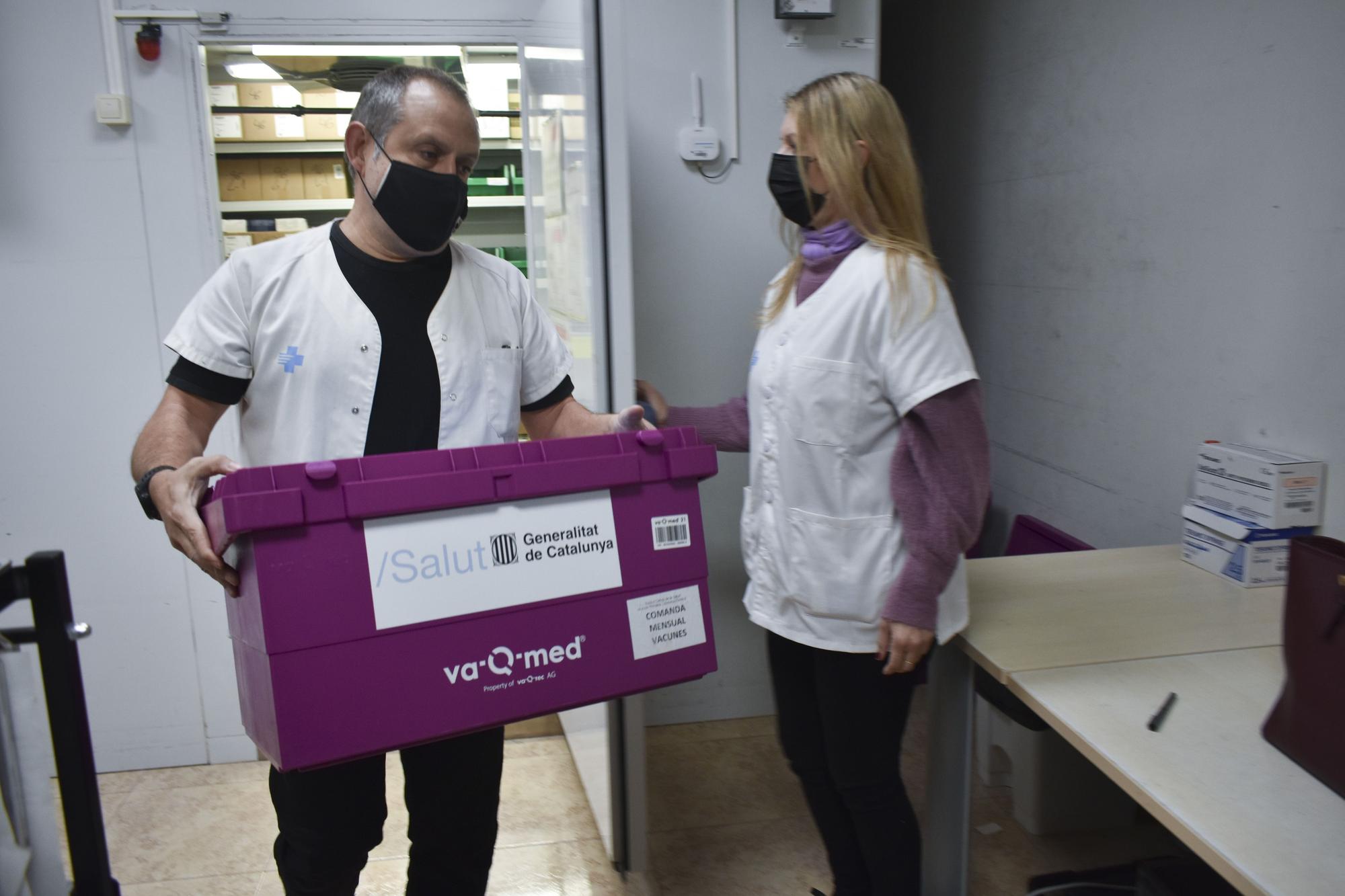 La preparació i el recorregut dels vaccins a l'ICS Catalunya Central