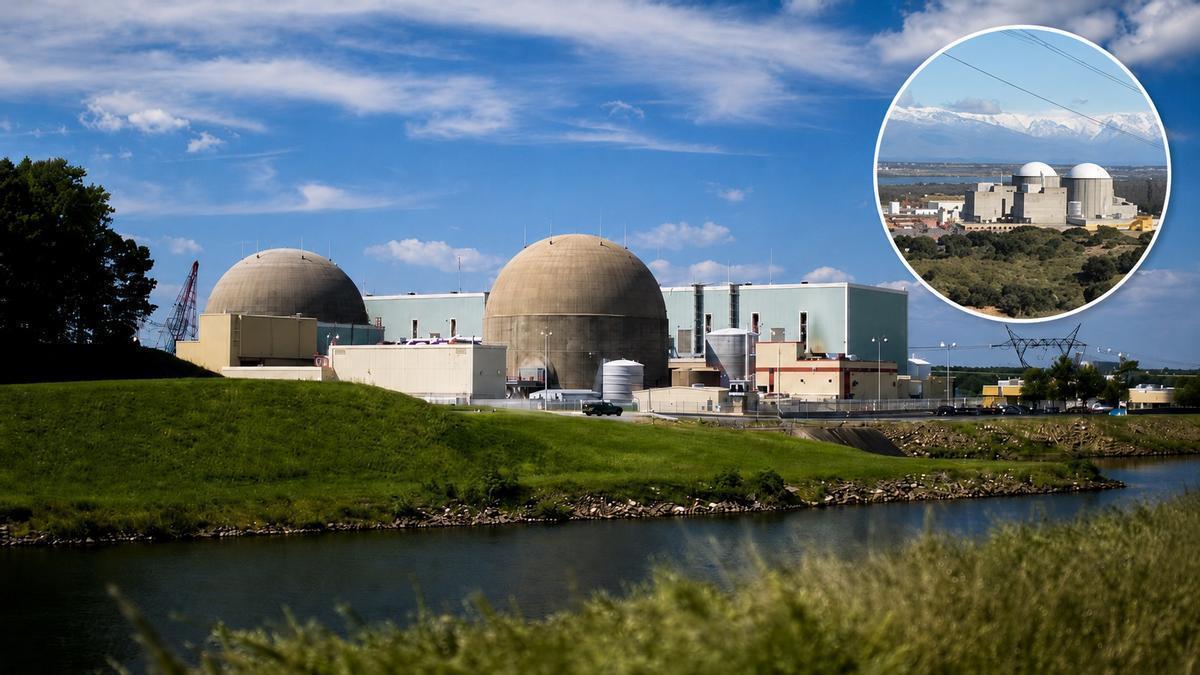 Central nuclear de North Anna, en Virginia (EEUU), 'gemela' de Almaraz autorizada para operar 80 años. En la foto de detalle, la planta extremeña.