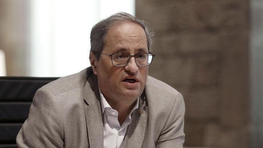 El presidente de la Generalitat de Cataluña, Quim Torra