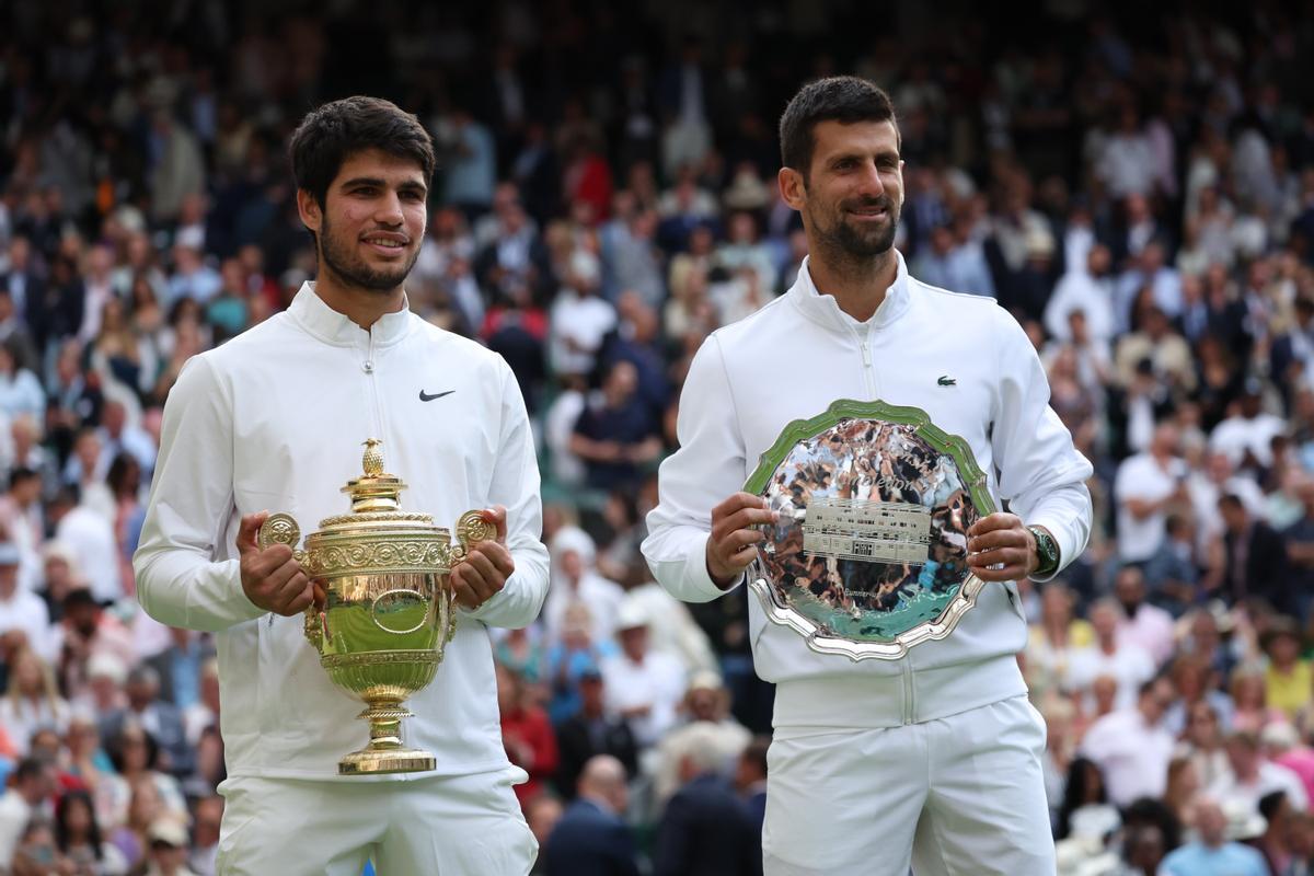 Alcaraz, campeón de Wimbledon ganando a Djokovic en una final épica