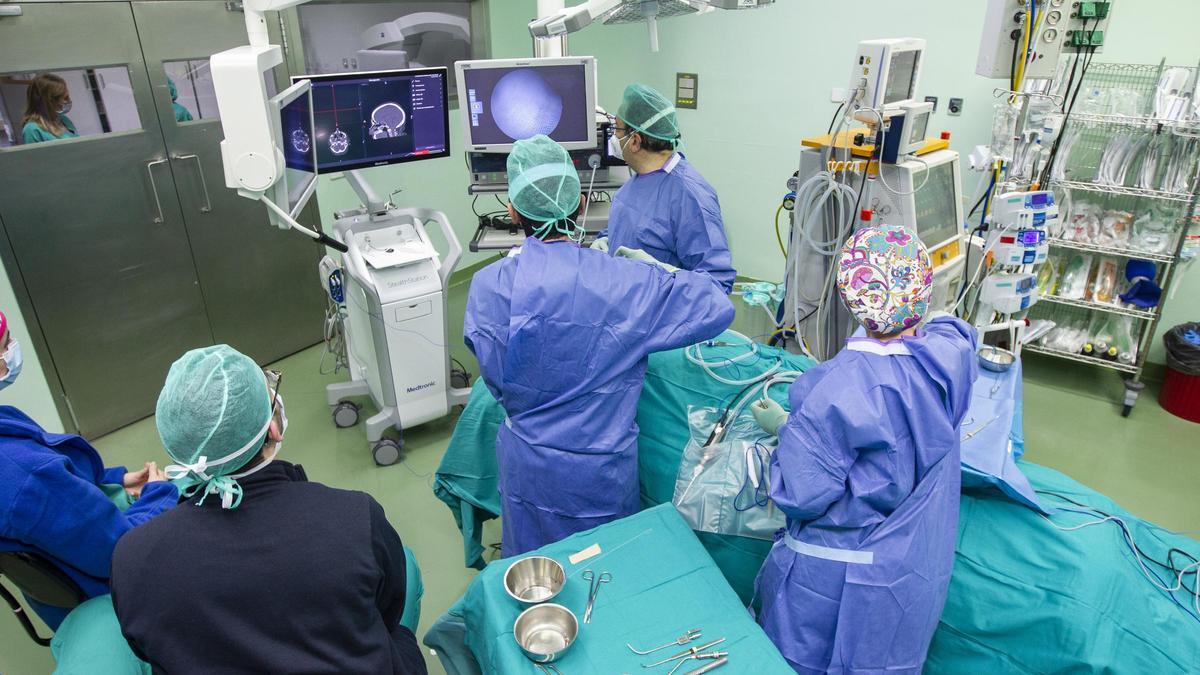 Quirófano del Hospital de Alicante en una imagen de archivo