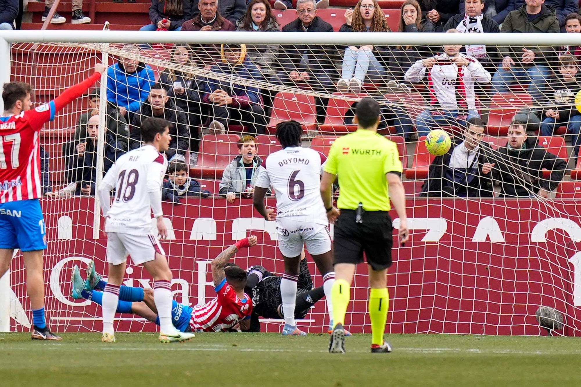 EN IMÁGENES: Así fue el encuentro entre el Sporting y el Albacete