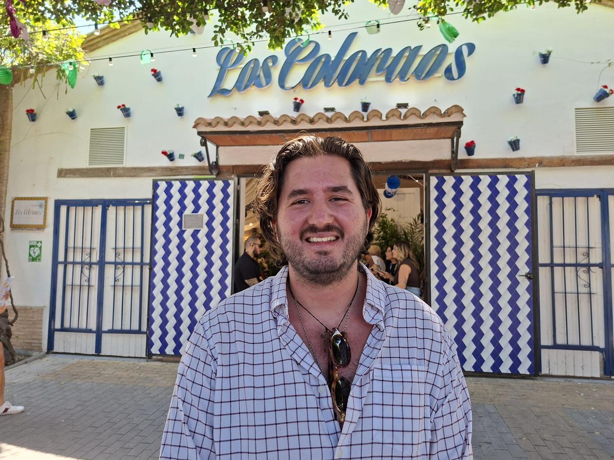 Alvaro en la Feria del Real