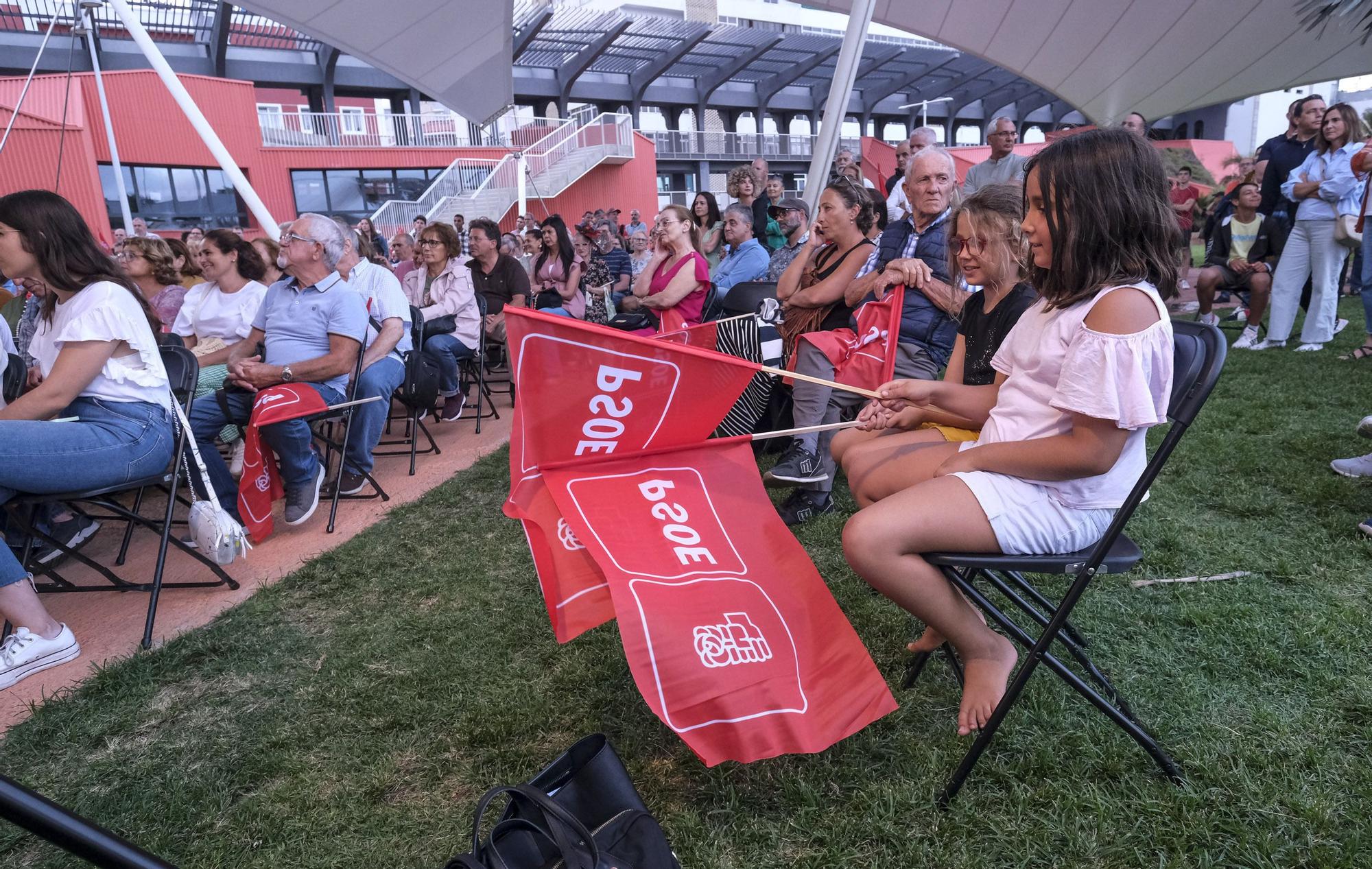 Cierre de la campaña electoral 23J del PSOE Canarias en el Estadio Insular de Gran Canaria