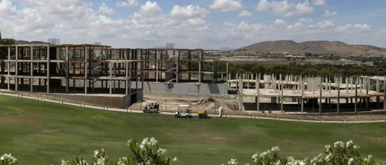 Panorámica del complejo turístico de El Plantío, en la partida del Bacarot.