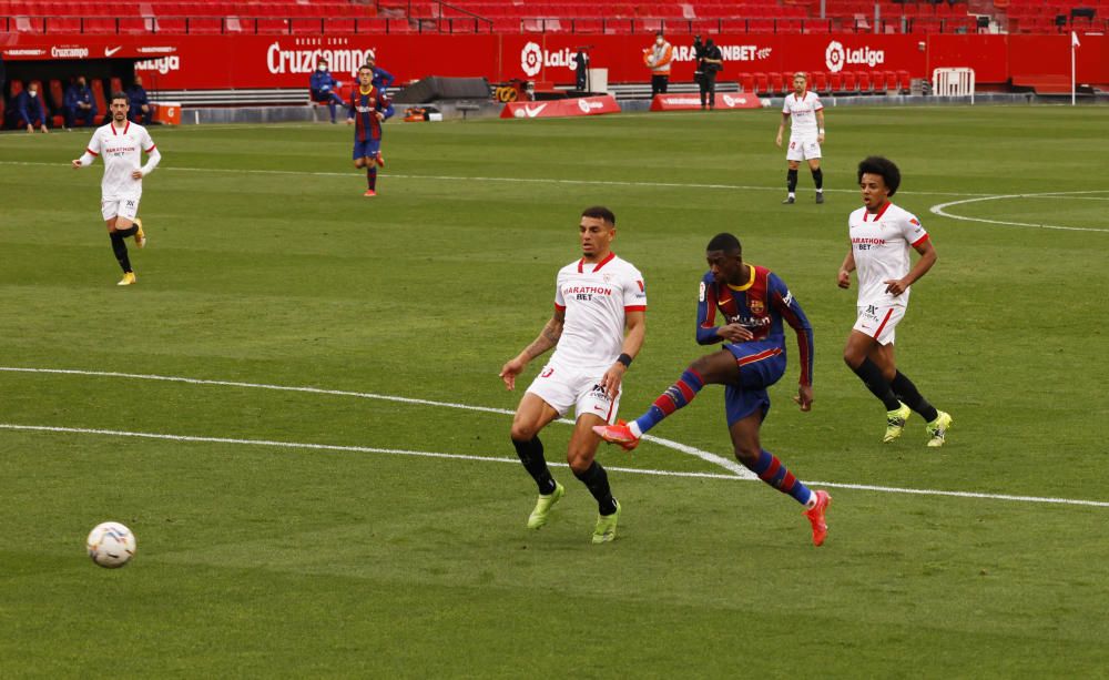 Sevilla - Barça, en imatges