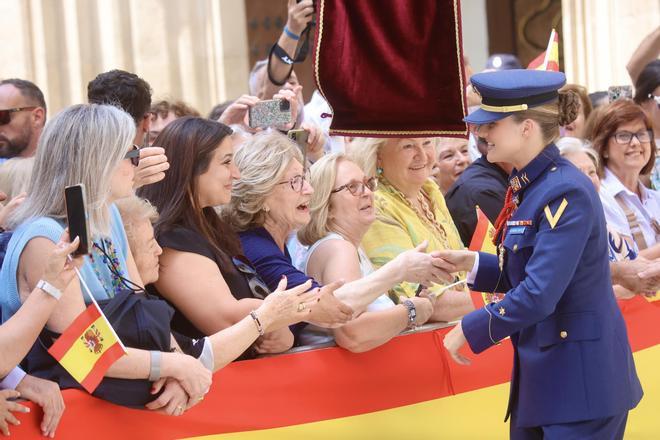 La entrega de la Medalla de Oro de la Región a la princesa Leonor en Murcia, en imágenes