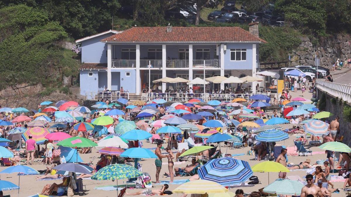 Playa de Aguilar, el pasado verano.