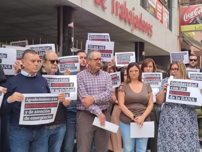 Empresas y trabajadores alicantinos se solidarizan con los afectados por la DANA