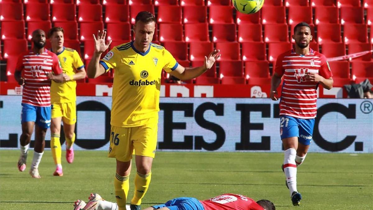 Juan Cala, durante un partido de Liga esta temporada.