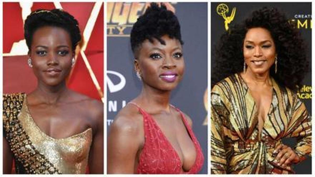 Lupita N'yongo, Danai Gurira y Angela Bassett, de 'Wakanda forever'.