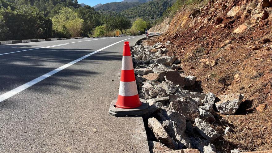 Cortarán la carretera de la Vall a Alfondeguilla durante al menos dos días