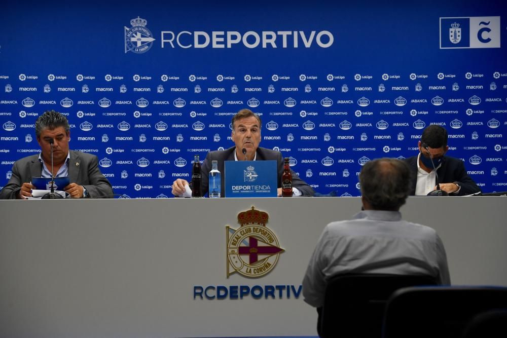 El presidente del Deportivo ha denunciado abuso de autoridad en el proceso y conductas que constituyen el incumplimiento de la normativa de la Ley del Deporte.