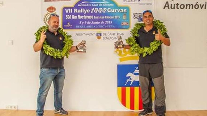 Belmonte y Clemente, ganadores del Rallye 1000 Curvas
