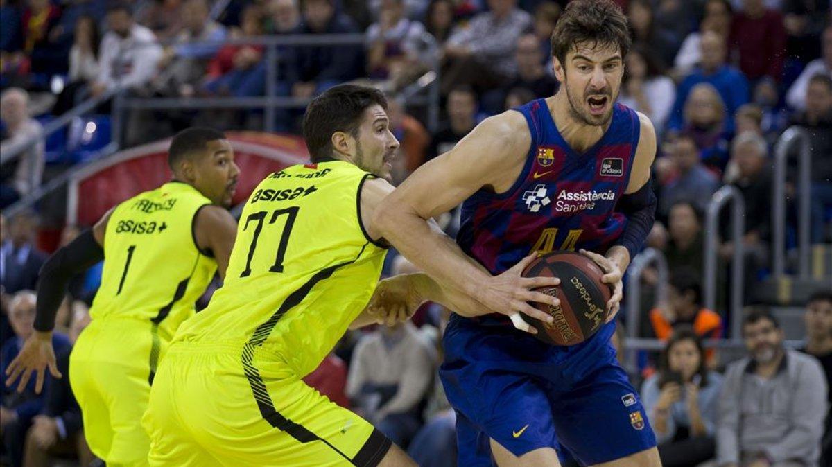 El Barça tuvo un partido plácido en el Palau ante Estudiantes