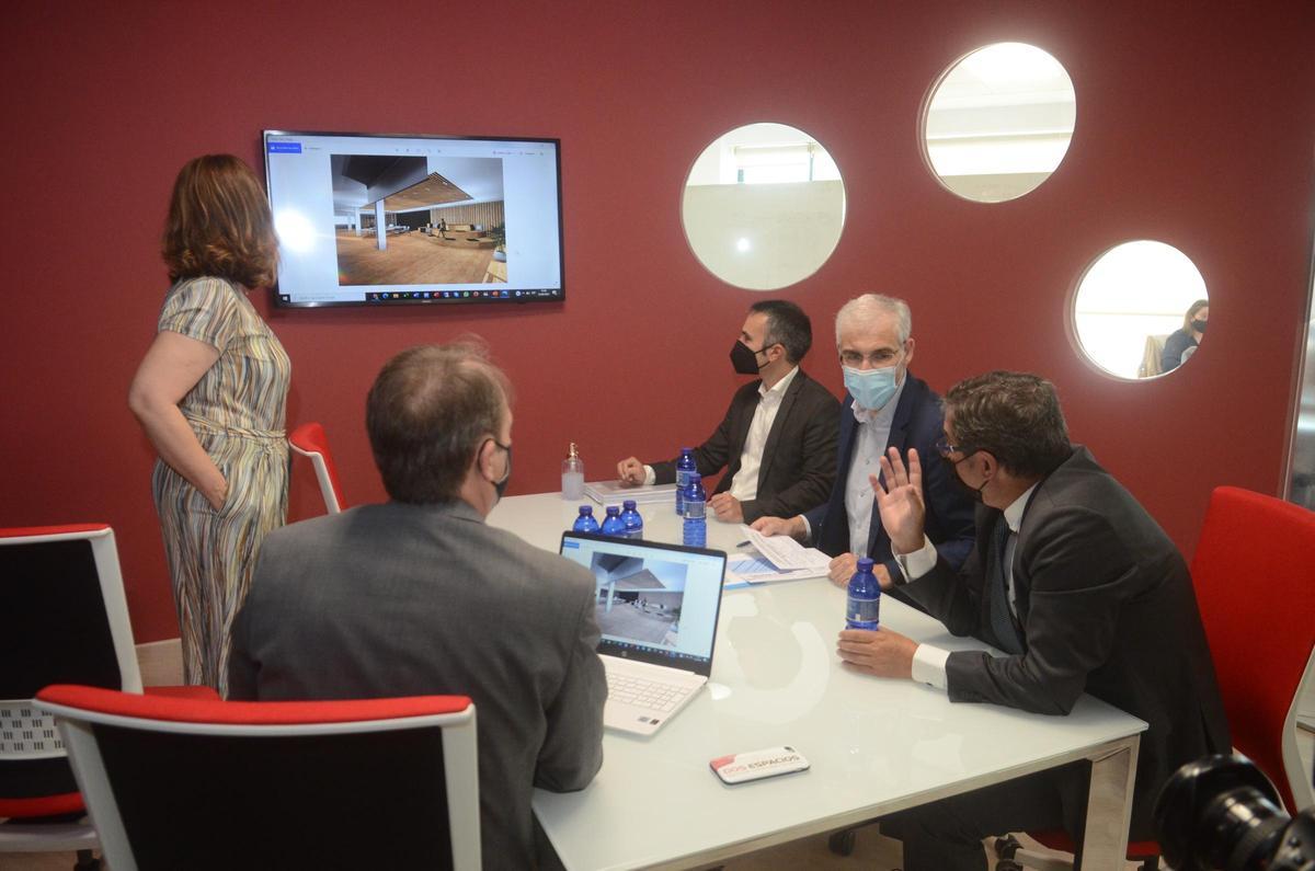 Una actividad de trabajo en Dos Espacios.