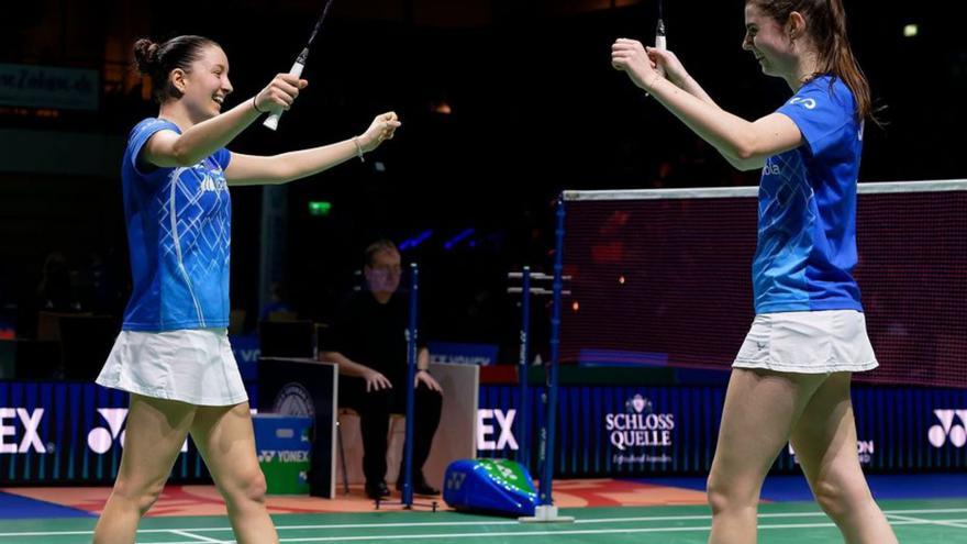 Carulla y Jiménez, tras ganar la semifinal.