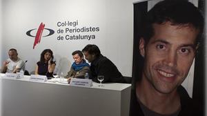 Presentació de la Fundació James Foley a Barcelona.