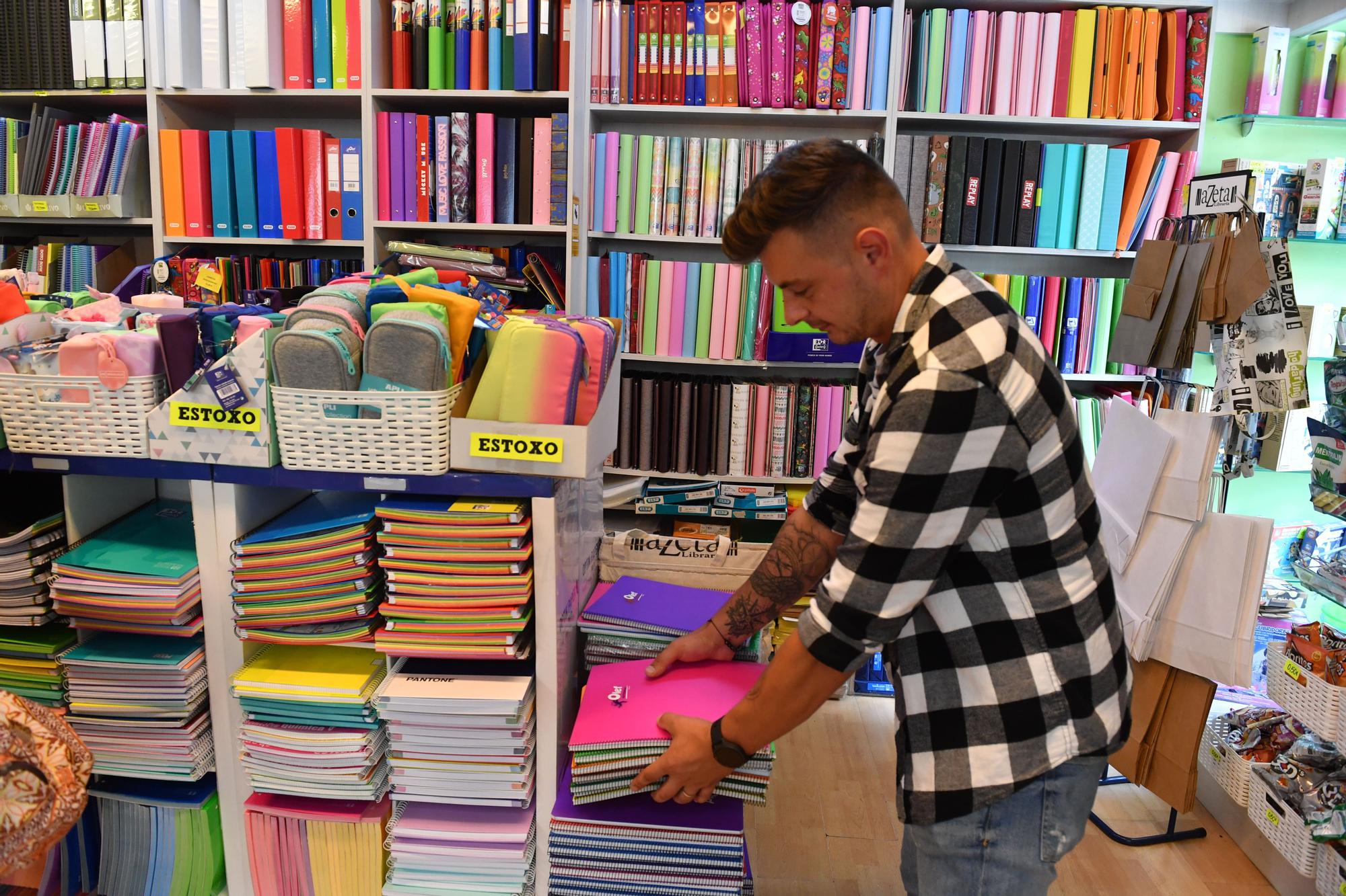 Precios en A Coruña: La inflación llega al papel y a la vuelta al cole