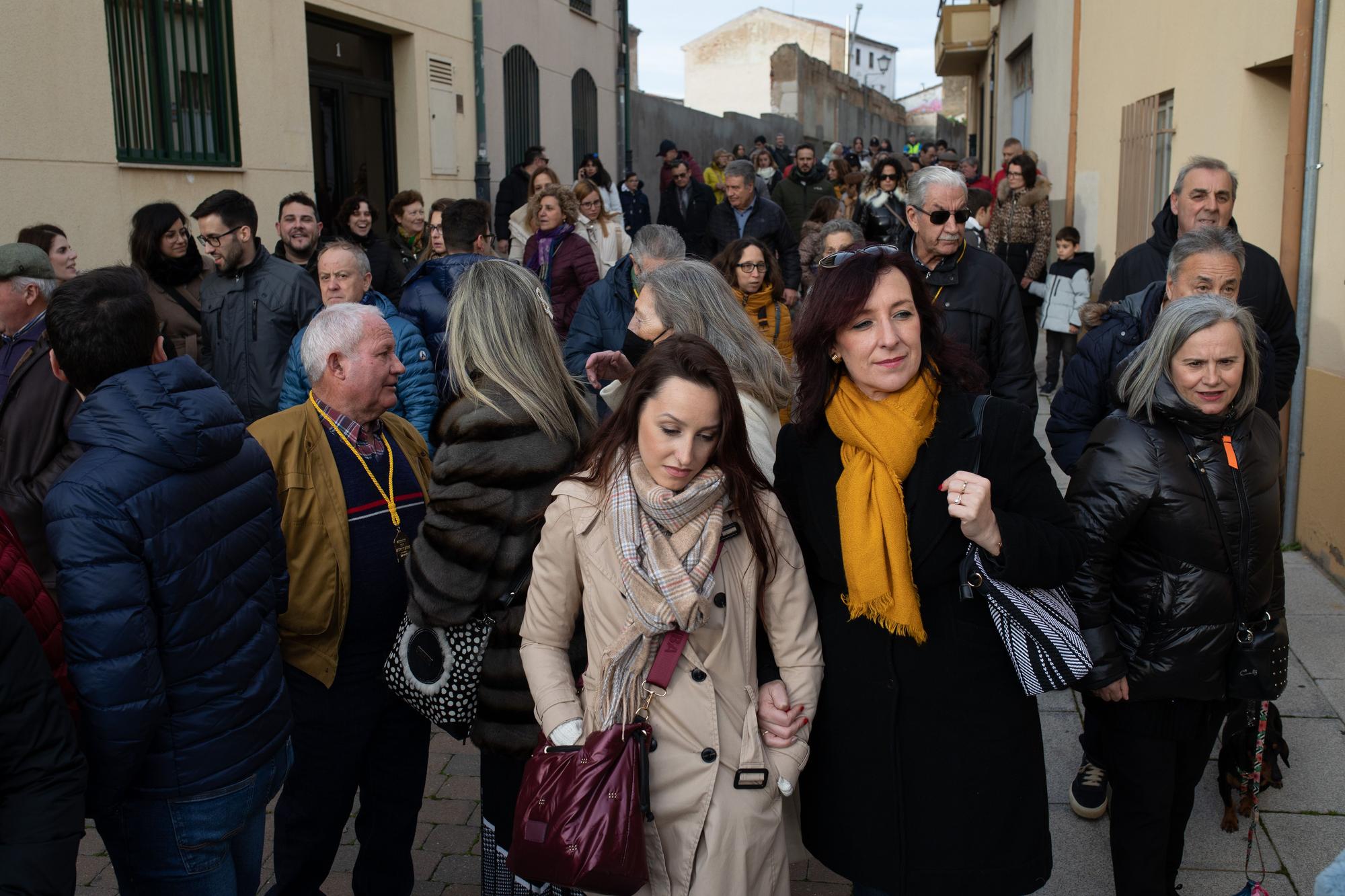 Los animales reciben la bendición por San Antón en Zamora