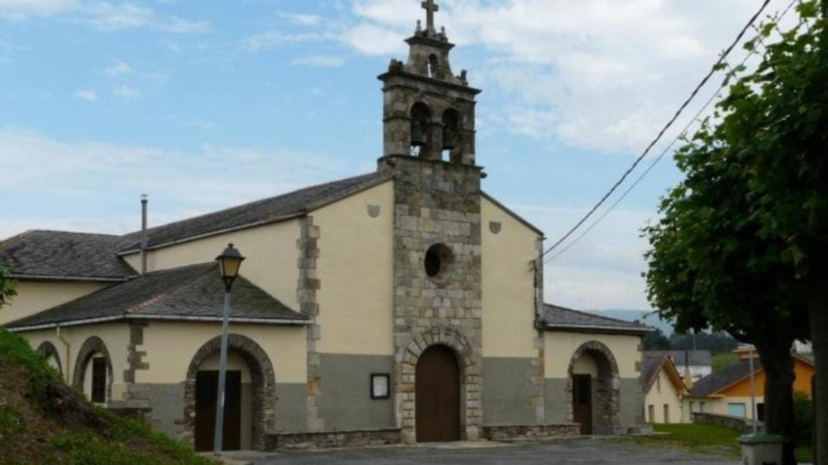 Imagen de la iglesia de Barres.