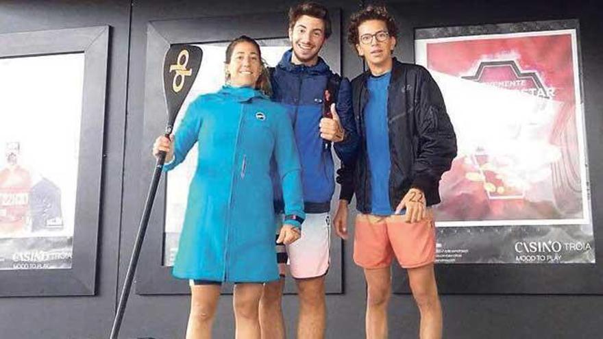 Laura Quetglas, Toni Martí y Quique Hurtado.