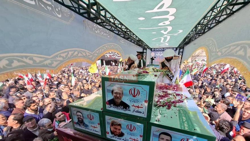 GUERRA IRÁN FUNERAL LARIJANI | Irán celebra el funeral de Ali Larijani, el secretario de Seguridad asesinado por Israel