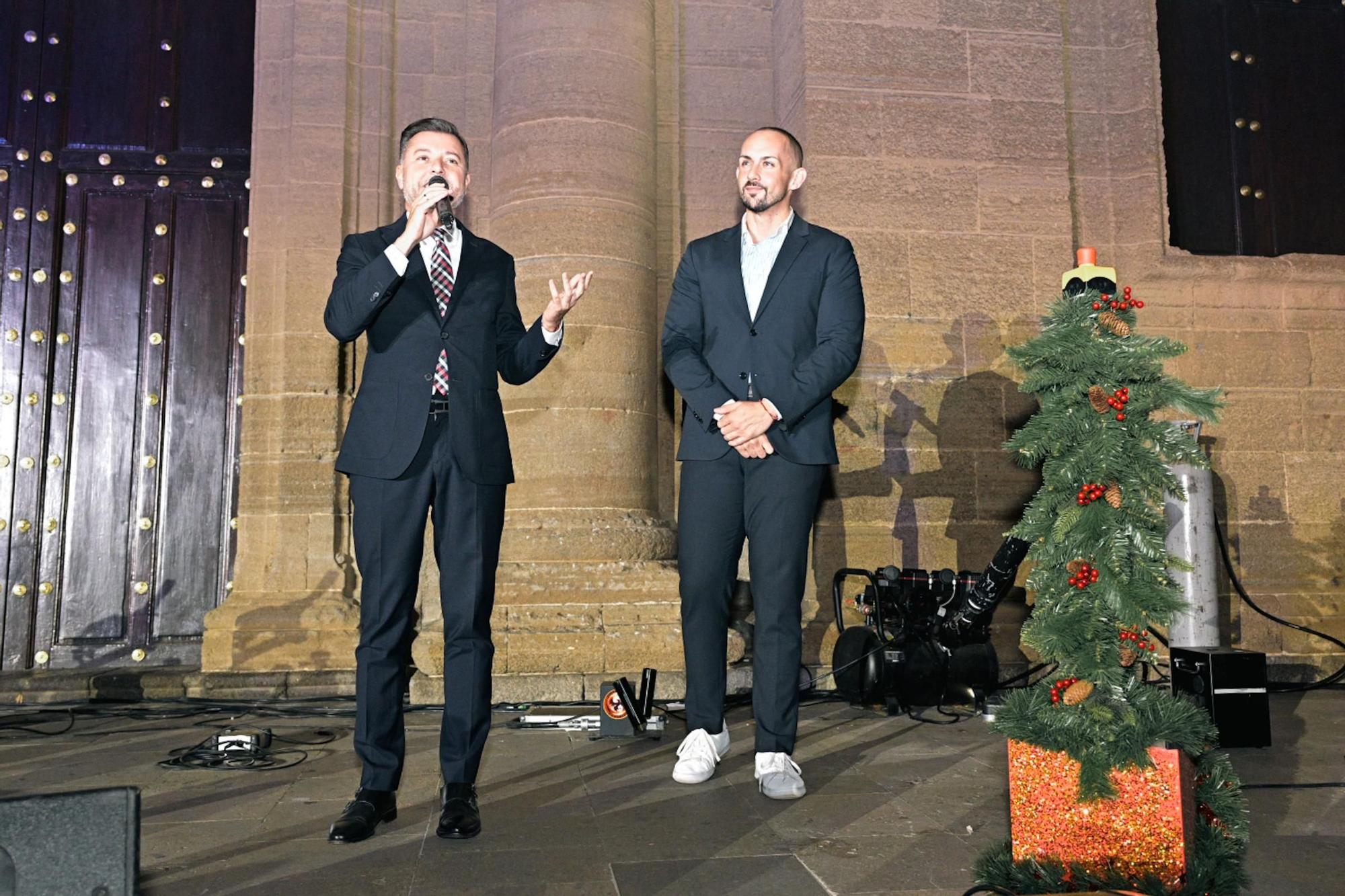 Gáldar brilla en su encendido navideño