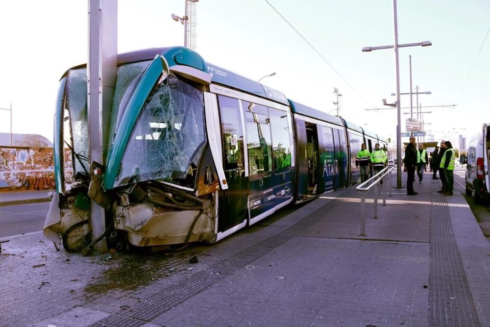 Accident del Trambesòs a Sant Adrià de Besòs