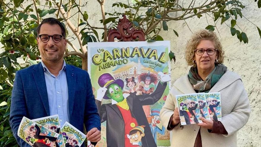 El alcalde de Los Realejos y la concejala de Fiestas del municipio.