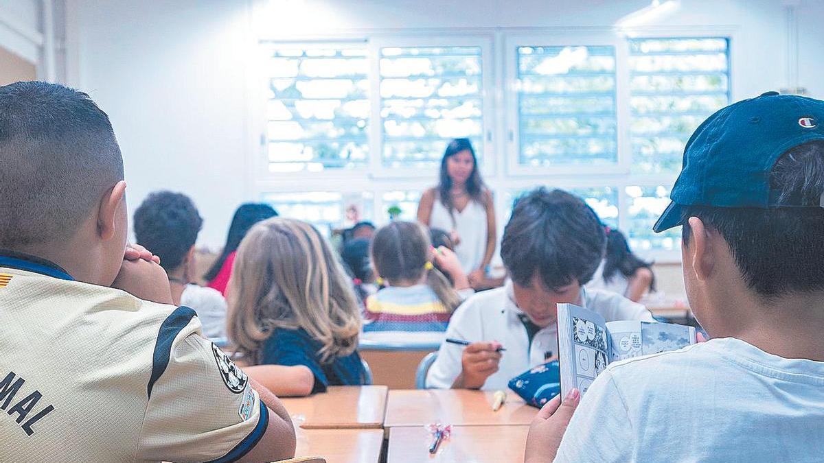 Imatge d’arxiu d’una escola